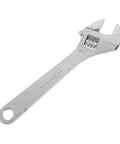 Beefy Heavy Duty Adjustable Wrench Spanner With Wide Ergonomic Handle 8 Inch Extra Wide Jaw High Carbon Steel For Workshop Maintenance