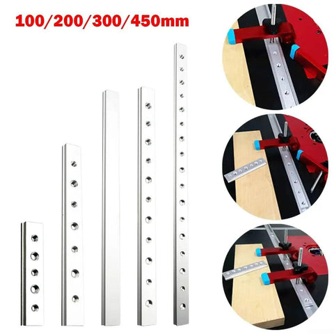 Aluminum Alloy T Track T Bar Slider Miter Jig For Table Saw And Woodworking Workbench Beefy Pro Grade 100 200 300 450mm Type B