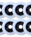 Inline Skate Wheels Replacement Set With Durable Bearings For Roller Skating Indoors And Outdoors Delivers Smooth Stable Rides