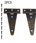 Bronze Hinges For Wood Wine Box Repair Kit Two Pack With Galvanized Iron Hardware T Shaped Tool And Screws Replacement
