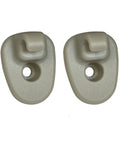 2 Pack Sun Visor Clips Replacement Beige Gray Direct Fit For 2005 2012 Jeep Liberty And 2008 2012 Dodge Nitro