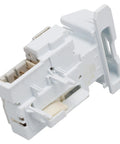 Washer Lid Lock Door Latch Switch Replacement Part Replaces 4245274 PS11703540 AP5962162, shown in white plastic
