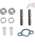 Exhaust Muffler Pipe Mounting Hardware Studs Kit For Coleman CT200U BT200X KT196 Predator 212 Baja MB200 Mini Bike components