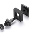 Hydraulic Hole Punch Die Square 45x45mm for heavy duty metal punching on steel sheets and copper plates, includes components