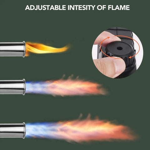 Beast Mode Propane Culinary Torch Gun With Adjustable Flame For Searing Steak, Grilling, Campfire Starts And Welding Prep, Gas Not Included
