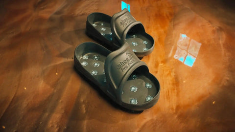 Spiked Shoes For Resinous Epoxy Floor Coatings With Replaceable Spikes Slip On Quick Fit Sharp Or Rounded Spike Options Medium To XL Sizes