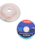 Copper Desoldering Wick Half Meter For Electronics Fast Heat Conduction High Absorption No Fuss Easy Cleanup For PCBs Tip