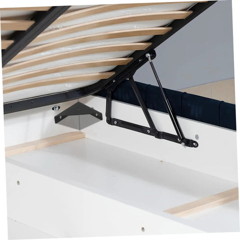 Built Tough 40 Pack Heavy Duty Corner Brackets Cold Rolled Steel Right Angle Triangle Shelf Supports For Furniture Reinforcement And Decorative Bed Frame Construction That Will Definitely Hold Up Like A Champ mounted on bed frame