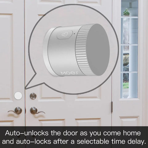Smart Front Door Lock With Keyless Entry For Existing Deadbolt, Alexa And Google Assistant Compatible, Auto Lock And Unlock