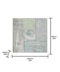 Diagram of Boardwalk Peel And Stick Floor Tiles In Grey Easy Install No Grout Needed Durable Virgin Vinyl With Textured Low Lustre Finish