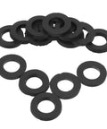 Premium 80PC Black Silicone Garden Hose Washers And O Rings For Faucet Connectors. Tight Seal That Handles Any Weather Without Leaking. Replace Old Rubber Gaskets Now To Save Water And Keep Your Hoses Running Smooth As Butter This Season. Durable Fit For, black silicone hose washers and O-rings set