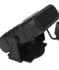 Pocket Sized USB Battery Space Heater Running Smooth With Dual Phone Chargers And Two Comfort Settings Tailor Made For Office Desks Camping Trails Or Road Trips Sweet, portable black design.
