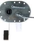 Top view of HP10264 Fuel Pump Hanger Assembly, OE Quality Fitment, Built To Last For One Hundred Fifty Thousand Miles, Handles Twenty Percent Ethanol
