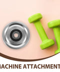 Beefed-Up Aluminum Alloy Pulley Wheel For Cable Machine Attachments Heavy-Duty Fitness Gear Bearing System Strength Training For Gym And Home Use Outer Diameter 70mm, 70mm pulley on machine attachments