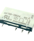 Close-up of 15 Pack 24VDC 6A 250VAC 5 Pin Relay Workhorse with detailed pin view and markings.