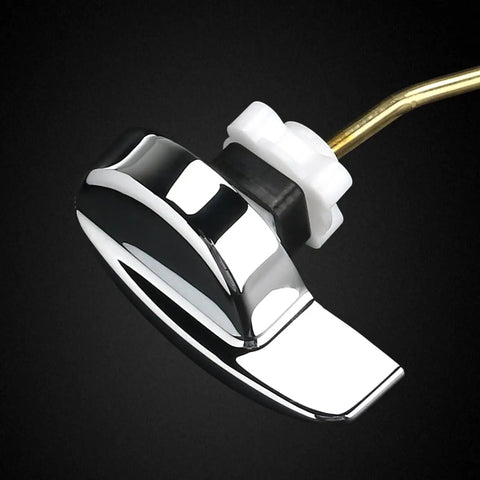 Side Mount Toilet Flush Lever Handle Replacement For Most Toilet Tanks Universal Zinc Alloy Lever With Silver And Gold Finish Dope Upgrade