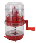 Kick Some Serious Welding Butt With This 8 Piece Portable Magnetic Grounding Clamp Set Made From Durable Steel That Boosts Speed And Efficiency So You Can Focus On The Job Without Messing Around. Red hand juicer with transparent body and a crank handle.