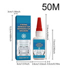 All Purpose Metal Repair Glue 50ml Waterproof Adhesive For Stainless Steel, Refrigerator, Glass, Ceramic, Wood, Leather, Mirror And Pottery Repairs bottle and packaging