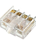 220V 3A DPST Limit Switch With 4 Screw Terminals Button Actuator, Compact 30x11x28mm JW2-11, transparent housing