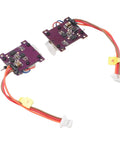 Precision Linear Digital Servo Actuator For Lightweight Rc Airplanes And Drones Featuring Premium Abs Housing Twin Pack with wires and connectors.