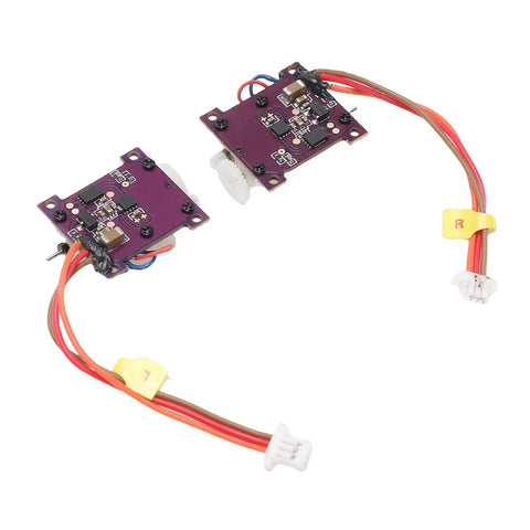 Precision Linear Digital Servo Actuator For Lightweight Rc Airplanes And Drones Featuring Premium Abs Housing Twin Pack with wires and connectors.