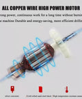 All copper wire high power motor of Rugged 1080W Magnetic Drill Press With 16mm Bore, Portable Heavy Duty Mag Drill.