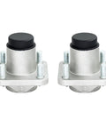 Heavy Duty Front Wheel Hub Assembly For Golf Carts, durable aluminum pair with black seals for EZGO RXV 2008 up gas or electric.