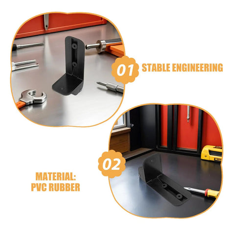 Metal L shape plate for Two Pack Non Swivel Audio Stand Casters With L Shape Plate Mount For Tool Box And Speaker Mobility Heavy Duty