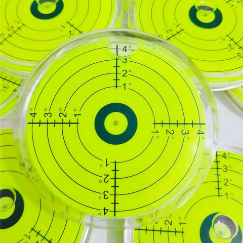 Rock Solid 80mm Round Spirit Level Featuring Degree Marked Surface And Oversized Bubble For Bang On Readings Heavy Duty Circular Measuring Device Perfect For Construction Layouts And Weekend Diy Fixes