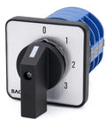 Heavy Duty 40A 660V 4-Position 3-Phase Rotary Cam Switch With 12 Terminals 0-1-2-3 Off-1-2-3 For Motor Start Up Generator