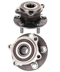 Rear Wheel Bearing And Hub Assembly Fits 2008-2012 Lancer, 2007-2012 Outlander, 2011-2012 Outlander Sport, 2011 RVR 5 Lug With ABS Pre Greased And Pre Sealed OE Replacement From ISO TS 16949 Certified Factories, shown in front view.