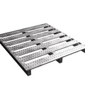 Heavy Duty Steel Forklift Pallets Built Like A Tank For Grindy Warehouse Operations, showing a galvanized steel pallet.