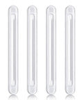 Clear Silicone Furniture Wall Protectors And Chair Guards To Dodge Nasty Scrapes Heavy Duty Rubber Bumpers, pack of four strips.