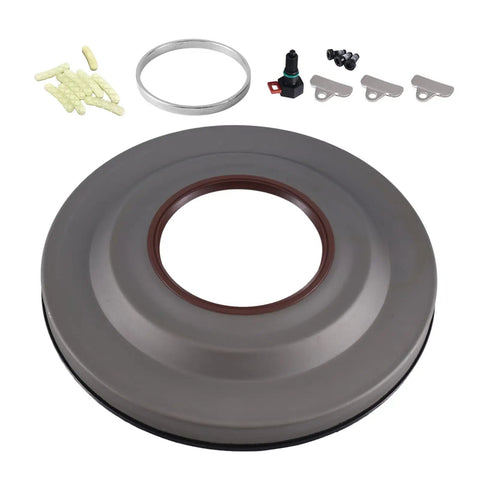Front Sealing Cover For 6DCT450 Powershift Transmission, Durable Metal Seal Kit With Piston Clutch For 31256845 31256729 1684808 Repair Parts, Prevent Leaks And Smooth Gear Shifts.