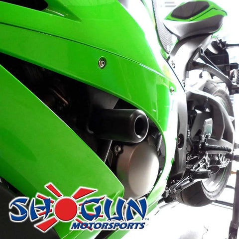 Heavy Duty Black Frame Sliders Fits Kawasaki Zx10r 2011 To 2015 No Fuss Zero Cut Install Built Solid In America With Heavy Grade Steel To Shield Your Ride And Keep Things Running Smooth On The Open Road