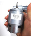Heavy Duty DC Electric Starter Motor 12V 18V 24V Packed With Dual Ball Bearings And A 42mm Pinion Gear in hand