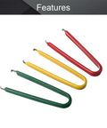 Pro Grade IC Puller Kit 3 Pack Antistatic Chip Extractor For PLCC PCB Removal in red, yellow, and green stainless steel with vinyl grip