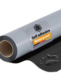 Heavy Duty Epdm Waterproofing Membrane 52 Mil Self Adhesive Roof Deck Sheet rolled out showing waterproof surface and gray finish.