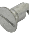 Top Shelf Durable Zinc Plated Steel Quarter Turn Fasteners.650 Inch Grip Flush Mount Panel Latch close-up showing smooth finish.