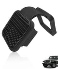 Dust Proof Trailer Hitch Plug 1.9 Inch Hitch Cover for Cars and Trailers Square Mouth Black Protection Cap Durable TPU
