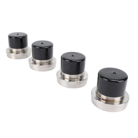 4 Pack Boat Trailer Bearing Protector Caps, Stainless Steel Wheel Bearing Covers With Dust Guard, 2.717 Inch