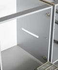 Easy Install White Plastic Drawer Slides With Accessories For Cabinets And TV Consoles Smooth Glide Push To Open One Piece Rails