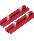 Pro Shop Woodworking Planing Stop And Bench Clamp Kit Featuring Snug Grip Aluminum Build with heavy-duty stops and steel dogs.