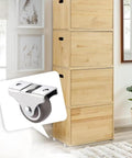 No Sweat Setup One Directional Fixed Caster Wheels Rock Solid Low Profile Rigid Plate for smooth rolling storage cabinet with 1.5 inch wheel.