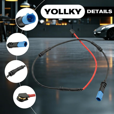Brake pad wear sensor cable for BMW 330i/M340i (2019–2021), blue 2‑pin connector, 1-pack