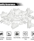 Bully Tough Nylon Rocker Panel Molding Rivet Clips 20 Pack Drop In Trim Fasteners Rock Solid Auto Shop Hardware Replacement 25693852