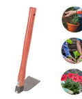 Heavy Duty Stainless Steel Garden Hoe With Ergonomic Wooden Handle Lightweight Planting Tool for weeding and soil loosening