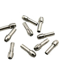 10 Piece Durable Shiny One Eighth Inch Rotary Tool Collet Bits No 480 For Dremel And Other Rotary Tools Compatible, 3/4 Inch Long