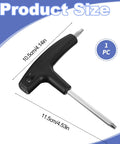 Dual Head Torx Wrench For Golf Clubs T20 And T25 With Universal Shaft Adapter and Pro Grade Stainless Steel Handle