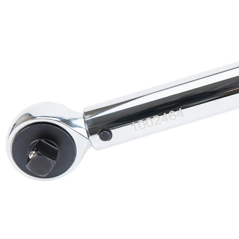 Close-up of Three Eighths Inch Drive Torque Wrench With 250 Inch Pounds Capacity, Dual Scale Inch Pounds And Newton Meters, Audible Click